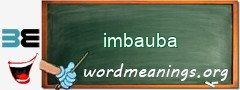 WordMeaning blackboard for imbauba